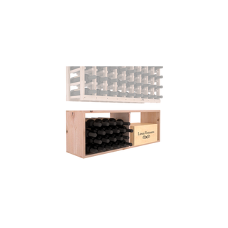 Elementcollection 9 Column Wood Wine Bin Extender Unstained