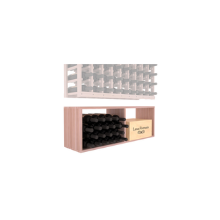 Elementcollection 9 Column Wood Wine Bin Extender Unstained