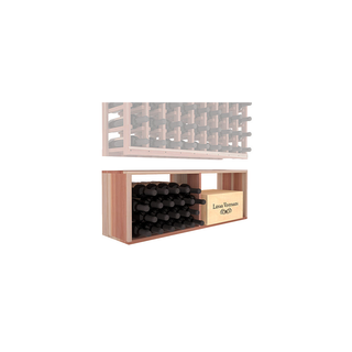 Elementcollection 9 Column Wood Wine Bin Extender Unstained