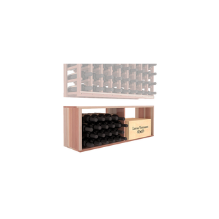 Elementcollection 9 Column Wood Wine Bin Extender Unstained