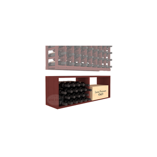 Elementcollection 9 Column Wood Wine Bin Extender Cherry Stained
