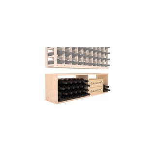Elementcollection 10 Column Wood Wine Bin Extender Unstained Element Collection