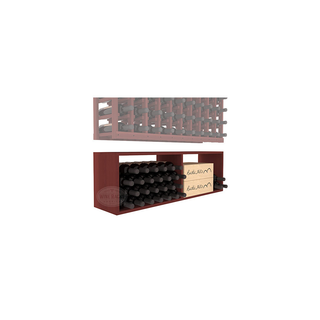 Elementcollection 10 Column Wood Wine Bin Extender Cherry Stained