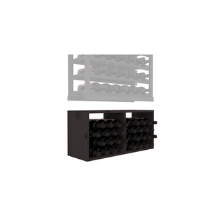 Elementcollection Baker Bin Extender Wine Rack Black Stained