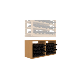 Elementcollection Baker Bin Extender Wine Rack Oak Stained