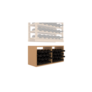 Elementcollection Baker Bin Extender Wine Rack Oak Stained