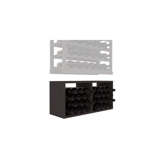 Elementcollection Baker Bin Extender Wine Rack Black Stained