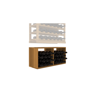 Elementcollection Baker Bin Extender Wine Rack Oak Stained