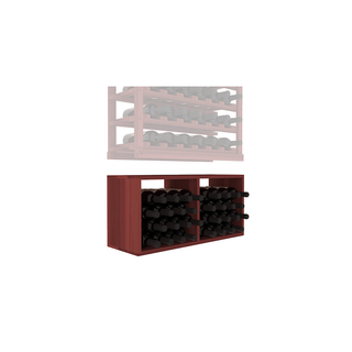 Elementcollection Baker Bin Extender Wine Rack Cherry Stained