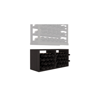 Elementcollection Baker Bin Extender Wine Rack Black Stained