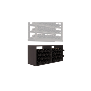 Elementcollection Baker Bin Extender Wine Rack Black Stained