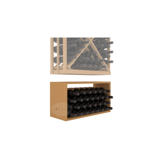 Elementcollection Full Height Diamond Wine Bin Extender Oak Stained
