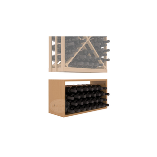 Elementcollection Full Height Diamond Wine Bin Extender Oak Stained