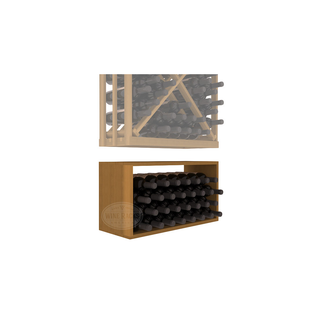 Elementcollection Full Height Diamond Wine Bin Extender Oak Stained