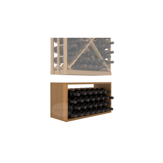 Elementcollection Full Height Diamond Wine Bin Extender Oak Stained