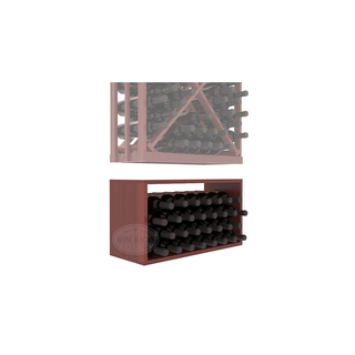 Elementcollection Full Height Diamond Wine Bin Extender Cherry Stained