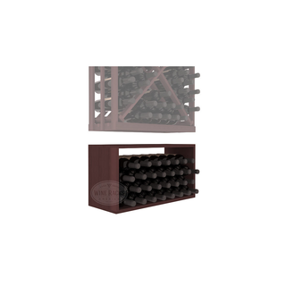 Elementcollection Full Height Diamond Wine Bin Extender Walnut Stained
