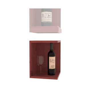 Elementcollection Quarter Round Bin Extender Cherry Stained