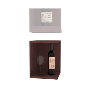 Elementcollection Quarter Round Bin Extender Walnut Stained