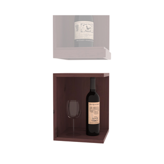 Elementcollection Quarter Round Bin Extender Walnut Stained