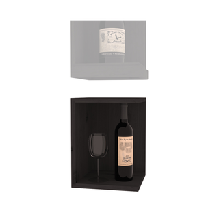 Elementcollection Quarter Round Bin Extender Black Stained