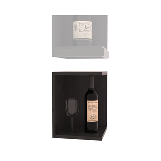 Elementcollection Quarter Round Bin Extender Black Stained