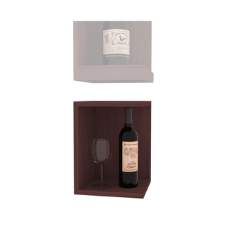 Elementcollection Quarter Round Bin Extender Walnut Stained