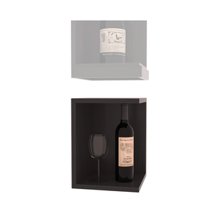 Elementcollection Quarter Round Bin Extender Black Stained