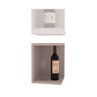 Elementcollection Quarter Round Bin Extender Greywash Stained