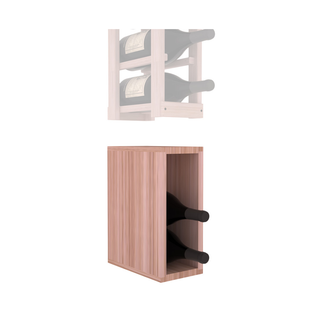 Elementcollection 1 Column Magnum Wood Wine Bin Extender Unstained