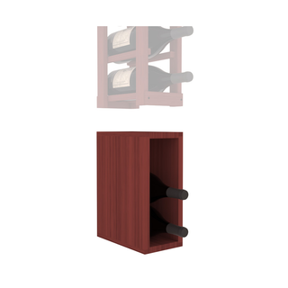 Elementcollection 1 Column Magnum Wood Wine Bin Extender Cherry Stained