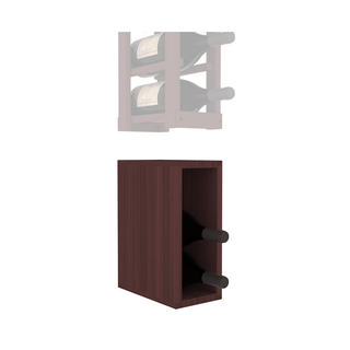 Elementcollection 1 Column Magnum Wood Wine Bin Extender Walnut Stained