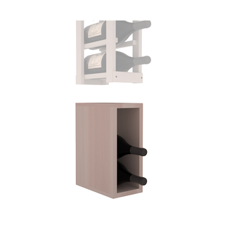 Elementcollection 1 Column Magnum Wood Wine Bin Extender Greywash Stained