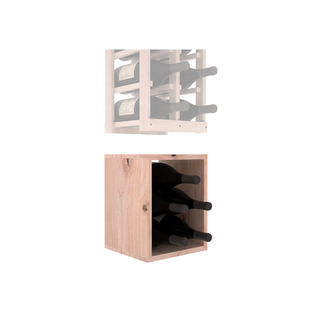 Elementcollection 2 Column Magnum Wood Wine Bin Extender Unstained