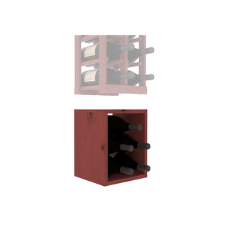 Elementcollection 2 Column Magnum Wood Wine Bin Extender Cherry Stained