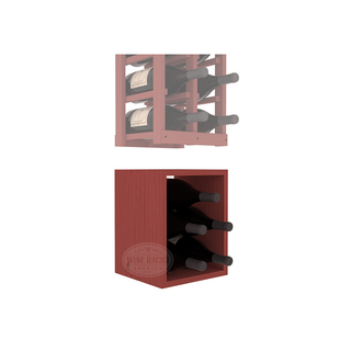 Elementcollection 2 Column Magnum Wood Wine Bin Extender Cherry Stained