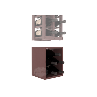 Elementcollection 2 Column Magnum Wood Wine Bin Extender Walnut Stained
