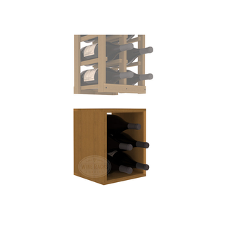 Elementcollection 2 Column Magnum Wood Wine Bin Extender Oak Stained