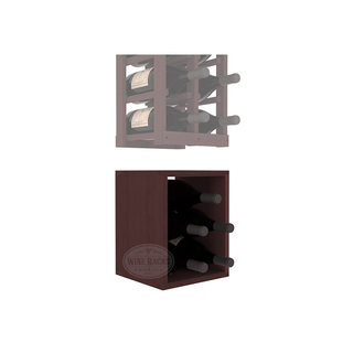 Elementcollection 2 Column Magnum Wood Wine Bin Extender Walnut Stained