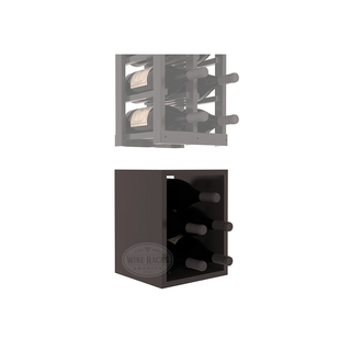Elementcollection 2 Column Magnum Wood Wine Bin Extender Black Stained