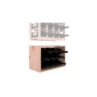 Elementcollection 4 Column Magnum Wood Bin Extender Unstained
