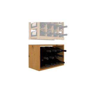 Elementcollection 4 Column Magnum Wood Bin Extender Oak Stained
