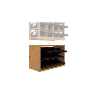 Elementcollection 4 Column Magnum Wood Bin Extender Oak Stained