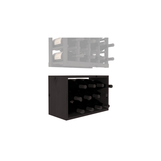 Elementcollection 4 Column Magnum Wood Bin Extender Black Stained