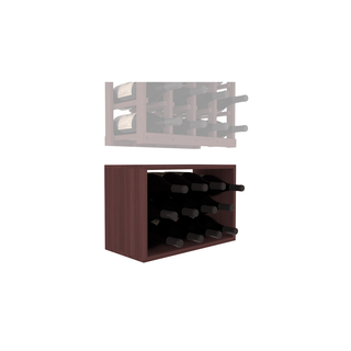 Elementcollection 4 Column Magnum Wood Bin Extender Walnut Stained