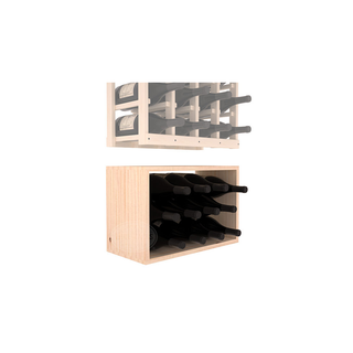 Elementcollection 4 Column Magnum Wood Bin Extender Unstained Element Collection