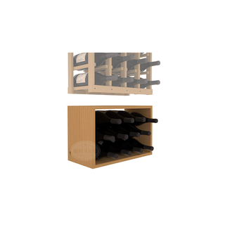 Elementcollection 4 Column Magnum Wood Bin Extender Oak Stained