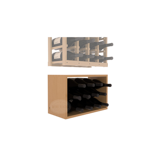 Elementcollection 4 Column Magnum Wood Bin Extender Oak Stained