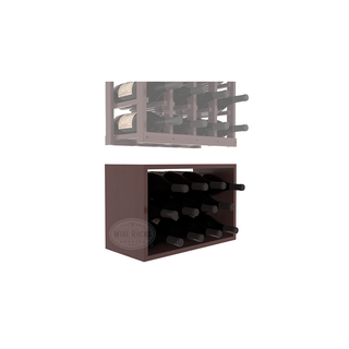 Elementcollection 4 Column Magnum Wood Bin Extender Walnut Stained