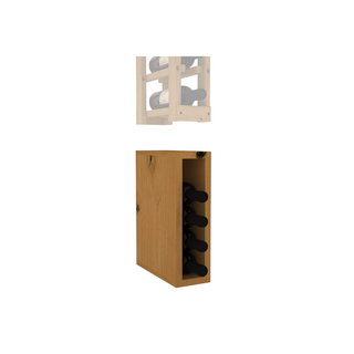 Elementcollection Split Wine Bin Extender Oak Stained